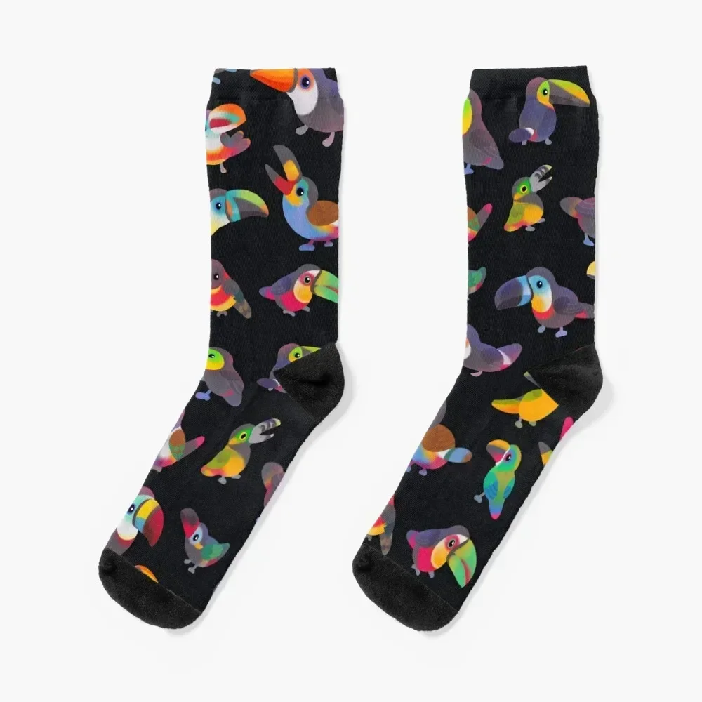 Toucan Socks sports stockings custom Novelties Socks Woman Men's