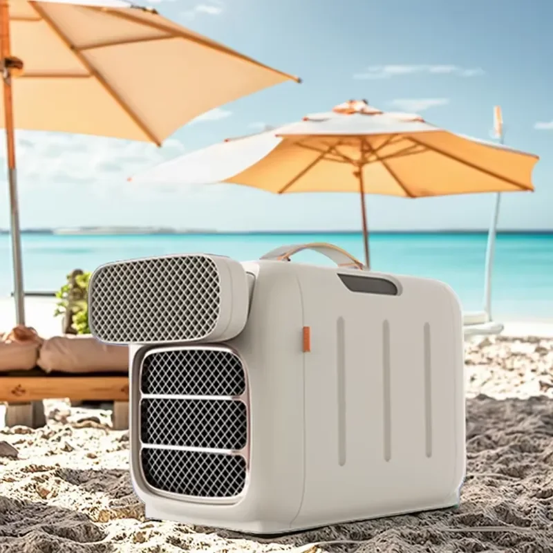 

Portable Mini Plastic Air Conditioner 5200 BTU Energy Efficient Heating and Cooling Unit App-Controlled for Car Hotel RV
