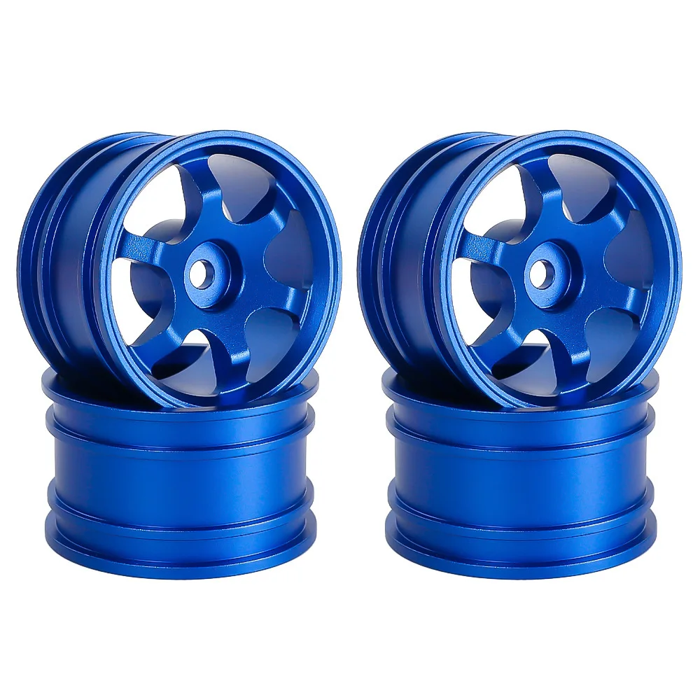 4szt 42mm 1/10 RC On-Road Drift Racing Car Metalowe piasty kół do Tamiya M03 M04 M05 M06 M07 MB-01 XM-01 Upgrade Parts