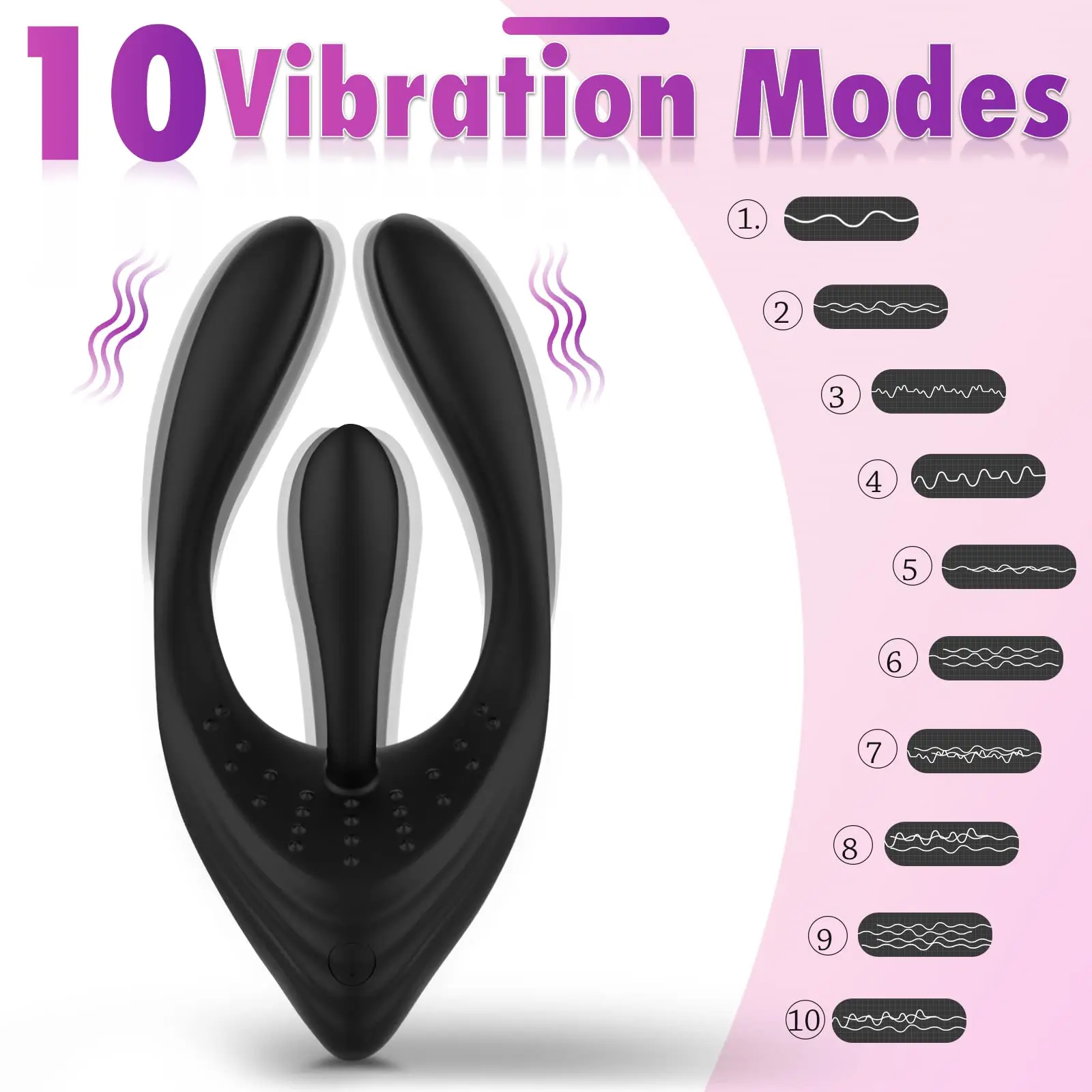 Clitorals Stimulator for Women, Tongue Clitoral Stimulation Multivibrator and G-Spot Stimulator with 10 Powerful Vibration Mode