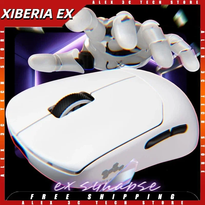 

Беспроводная мышь XIBERIA EX PAW3950, двойная, 8 кГц, 30000 точек на дюйм, 750 IPS, 45 г, легкая эргономичная игровая мышь на заказ для FPS, Windows MAC OS