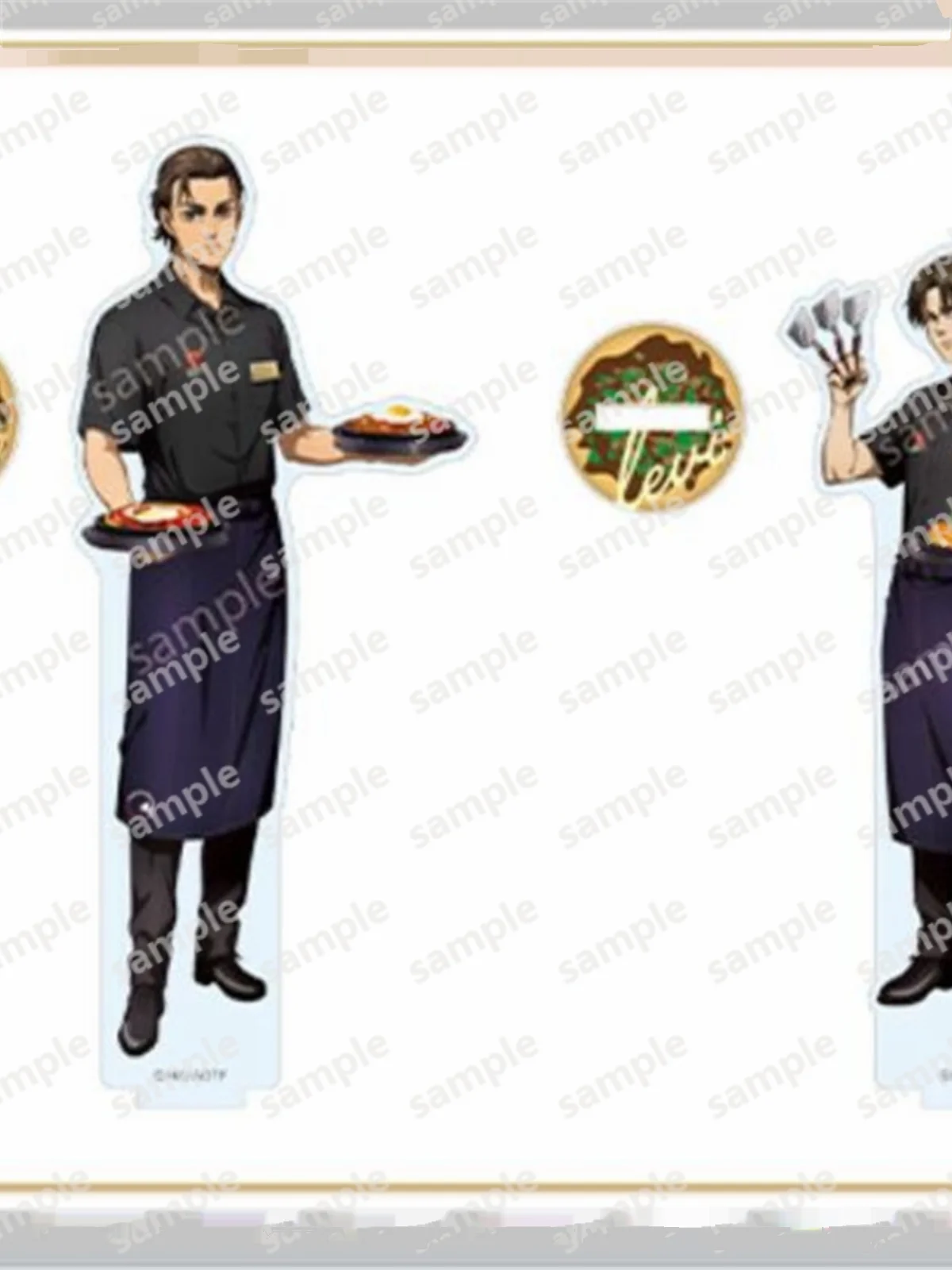 Anime [Japan Teppanyaki joint brand Levi Rivuai Rivaille Cosplay Acrylic Stand Model Fans Xmas Gifts