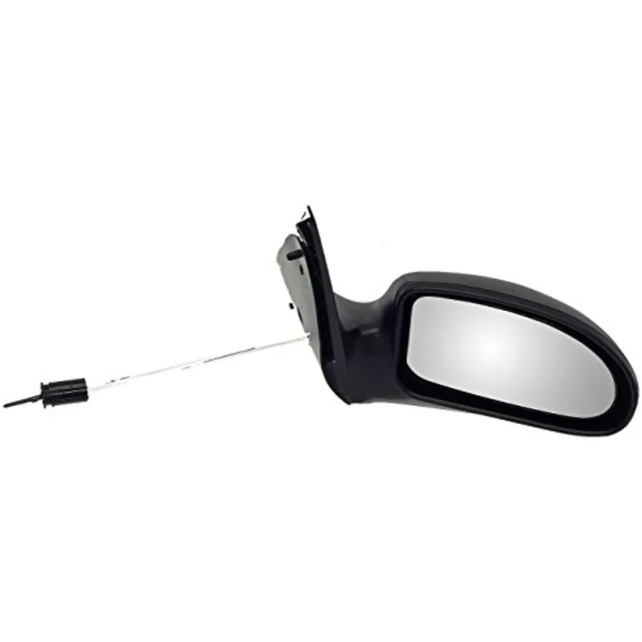

Manual Door Mirror - Folding Compatible with Select Ford Models Black