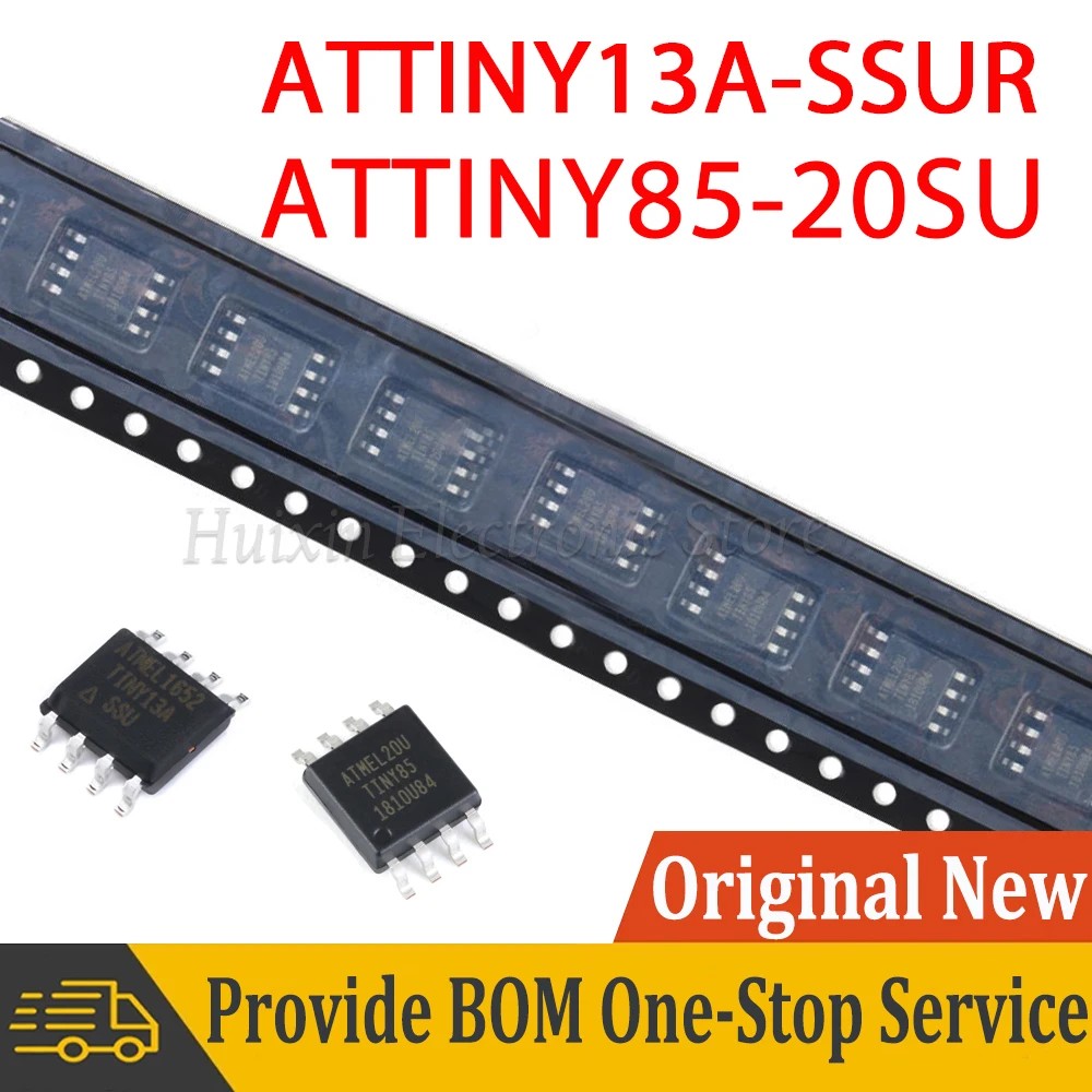 

ATTINY85-20SU ATTINY85 20SU ATTINY13A-SSUR ATTINY13A SSUR SOIC-8 SOP-8 NEW Chip Original