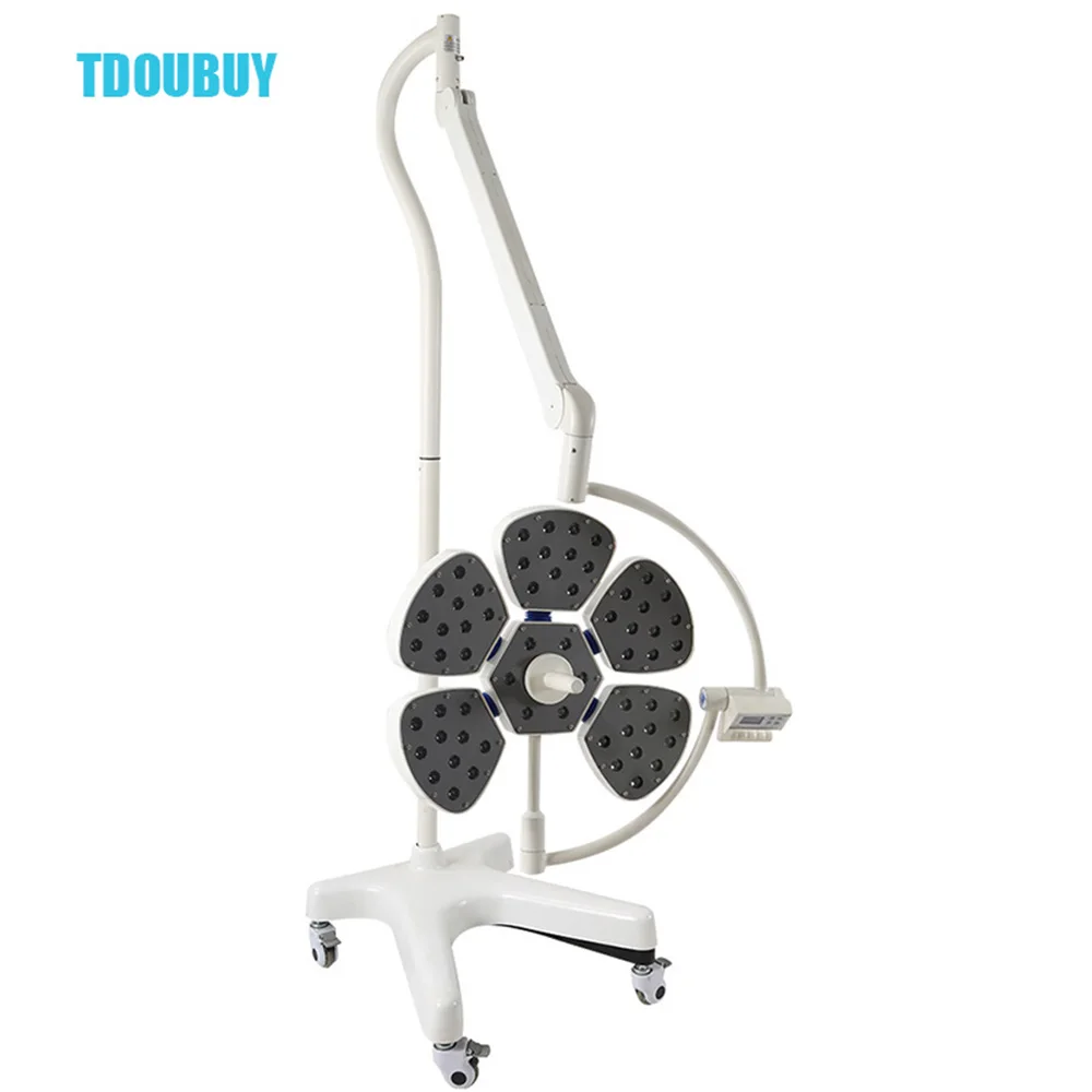 TDOUBUY Surgical Shadowless Lamp Microcosmetic Dentistry Pet Medical Vertical Mobile Surgical Lamp (AC / 90V-240V)