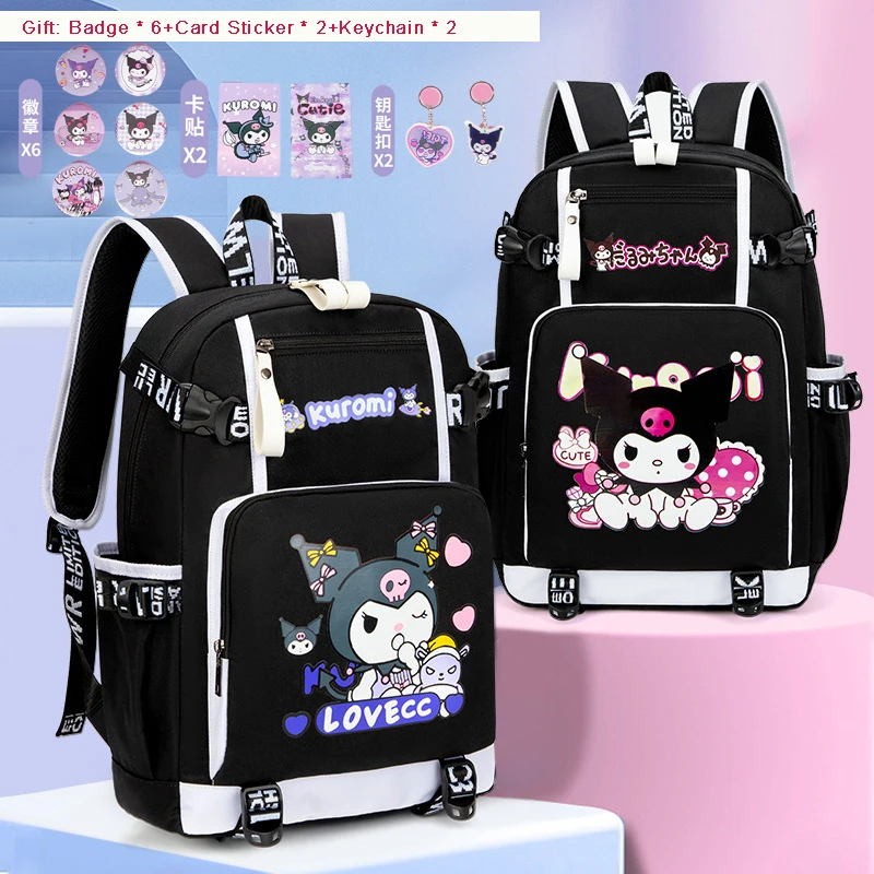 

Leisure Backpacks For Children And Students Lightweight Backpack Reduction Backpack Anime Pack New Sanrio Anime My Melody Keycha