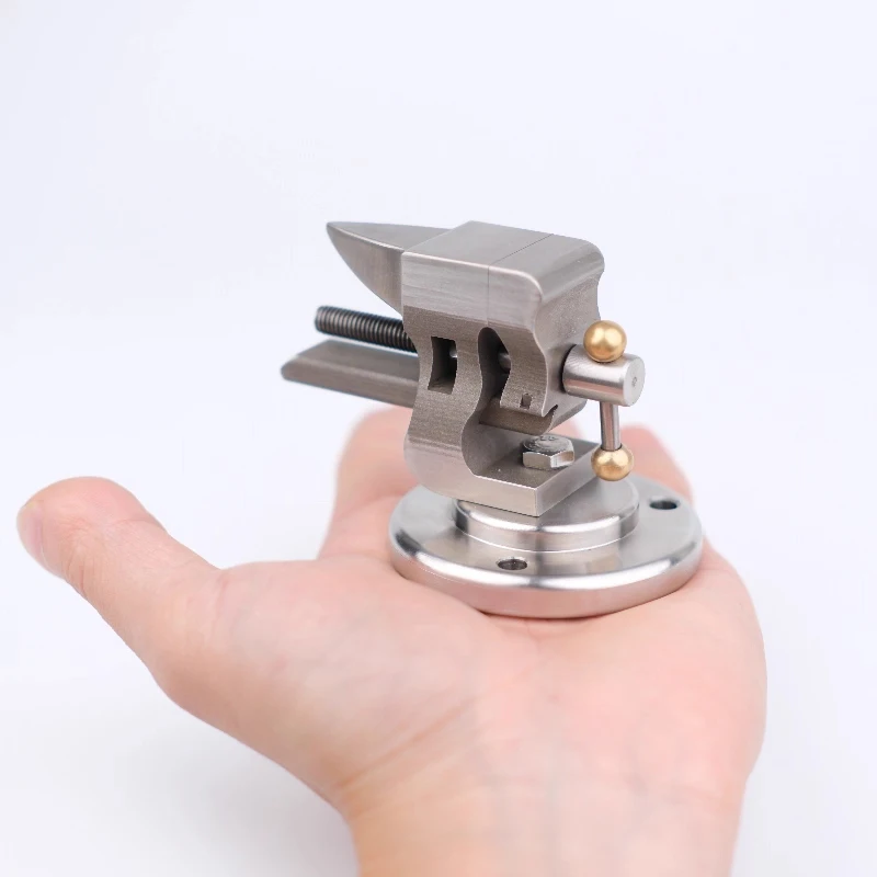 

Mini Vise 304 Stainless Steel 1.2 Inches/2 Inches Small Workbench Manual Repair Fixed Bracket Tool Desktop Ornaments