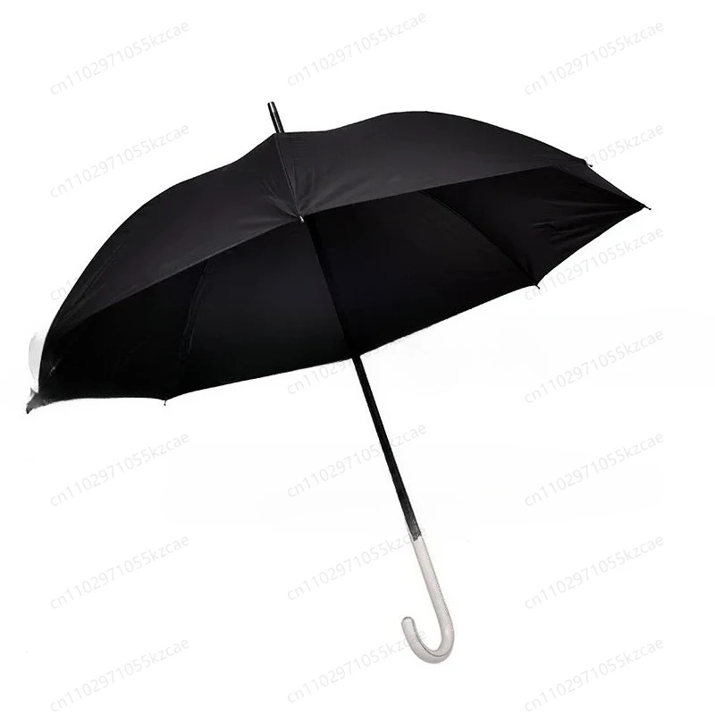 Self Defense Sword Umbrella, Long Handle Straight Rod Rain & Sun Umbrella with Black Coating, Unsharpened Blade for Walking - view 4
