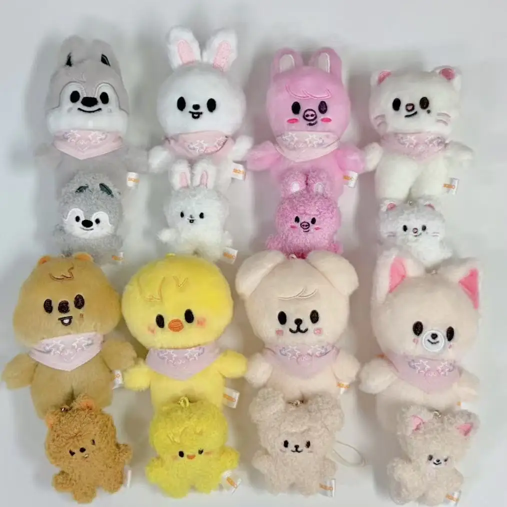 LLavero de peluche para niños callejeros de 10cm SKZOO, muñeco de animales de dibujos animados de peluche, bolsa Kpop, decoración de ropa, juguete para regalo para niños