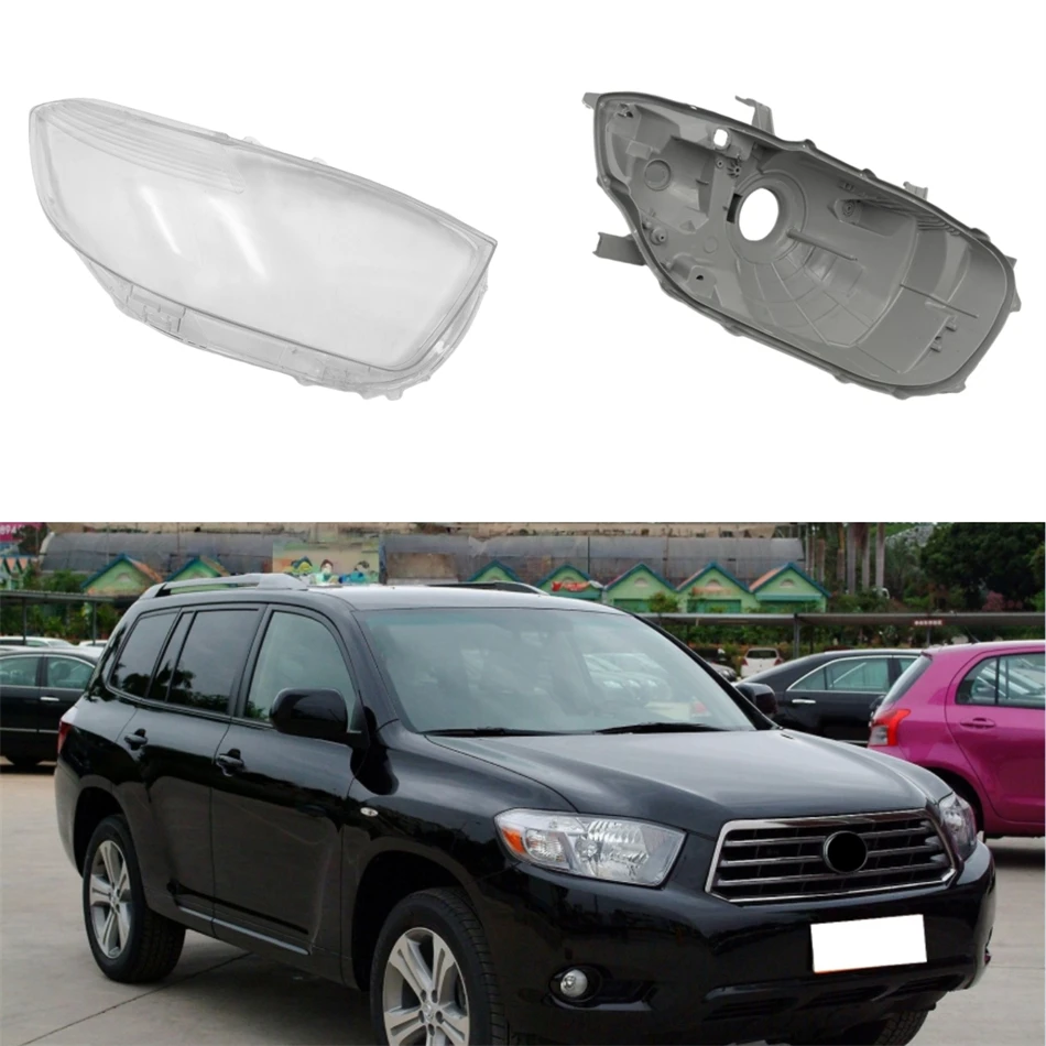 

Для Toyota Highlander 2007 2008 2009 2010 2011, запасные части для салона автомобиля, фара, стекло, держатель лампочки автомобиля