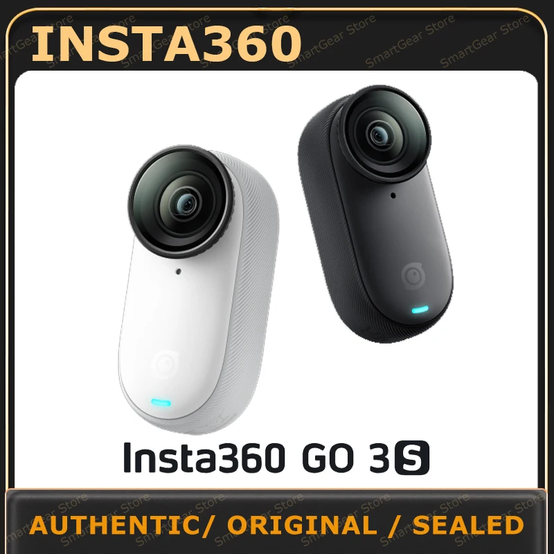 

Insta360 GO 3S 4K Tiny Portable Vlogging Camera,Hands-Free POVs,Mount Anywhere,Stabilization,140 Min Battery Life,10m Waterproof