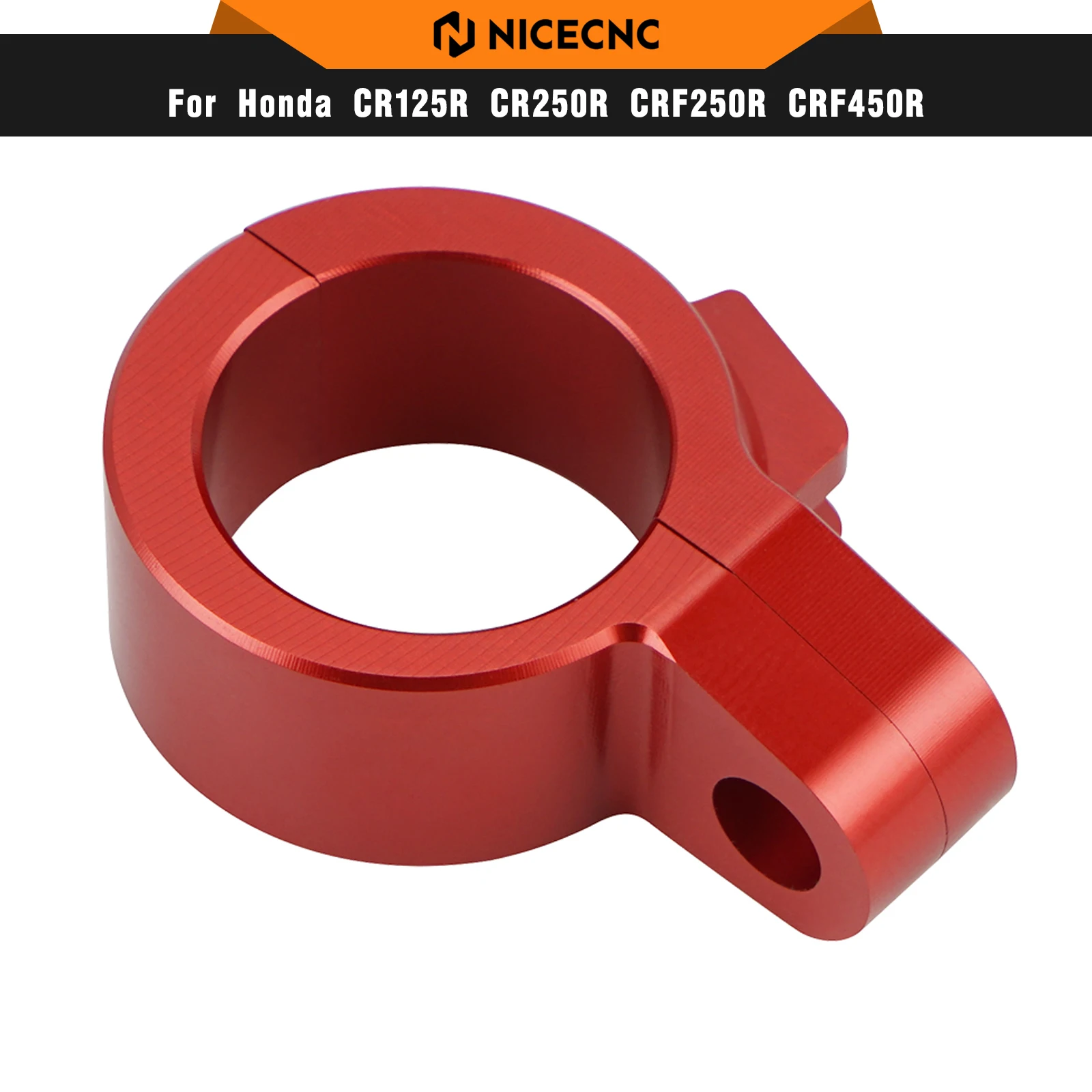 

NICECNC For Honda CR125R CR250R 1988-2007 Front Brake Cable Hose Guide For Honda CRF250R CRF250X CRF450R CRF450X CR80R XR400R