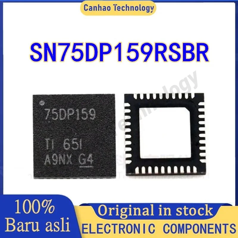 

5PCS SN75DP159RSBR Screen Printed 75DP159 QFN48 Deserializer Chip in stock