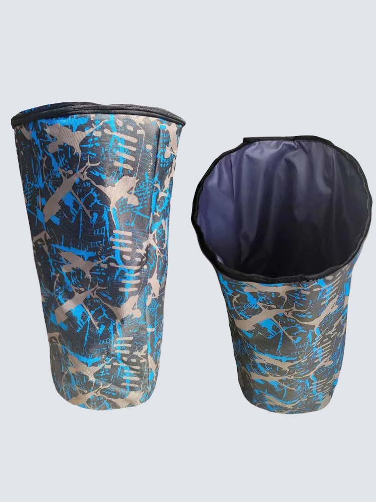 African Drum Bag Carry Case Storage Instrument Bags Waterproof Djembe Shoulder Blue Duffle Travel Backpack Musical