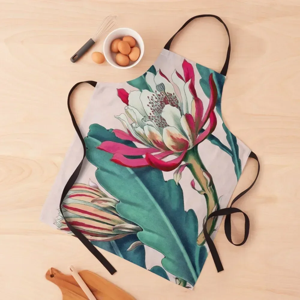 

Flowering cactus Apron Kitchen Household Items Women Kitchen Men'ss women's work Apron