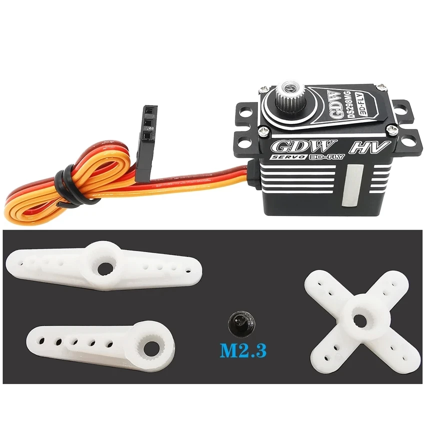 Original GDW DS295MG DS298MG DS290MG High Speed Metal HV Digital Coreless Micro Servos Tail Servo For 450 360 470 Helicopter