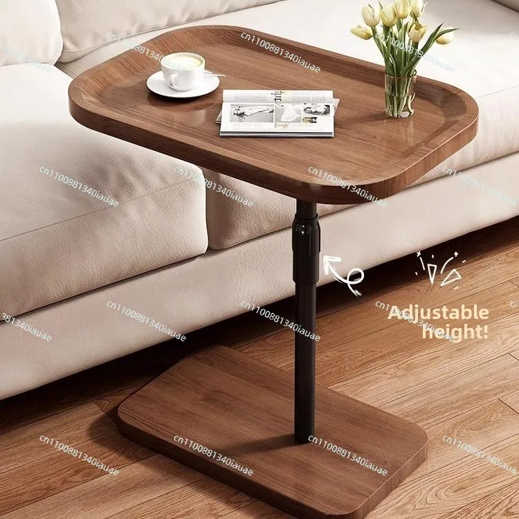 Lifting Coffee Table Living Room Home Bedroom Premium Side Table Balcony Movable Round Bed Table