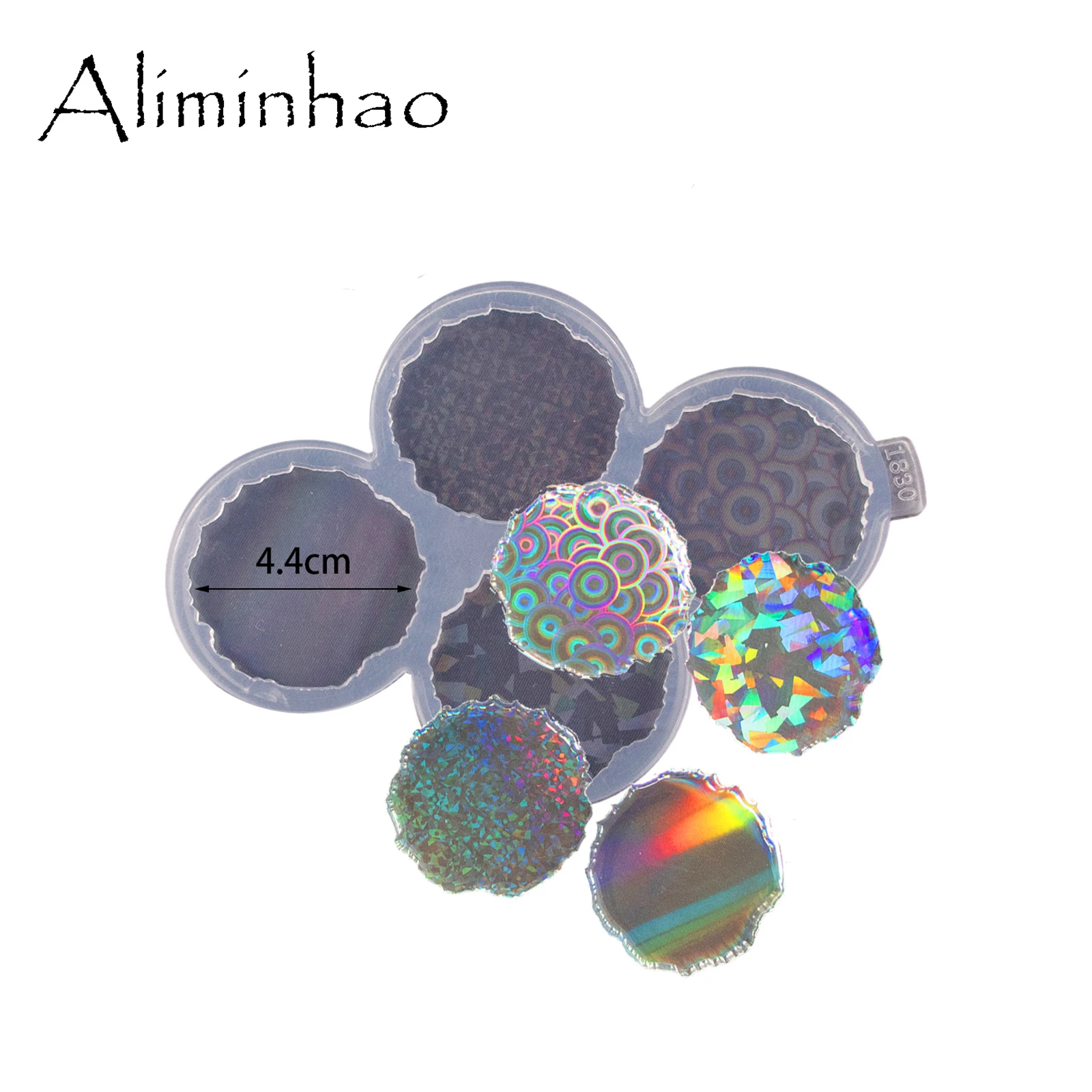 DY1026 Círculo Holograma 1.7in - Resin Art Geode avaliação e preço