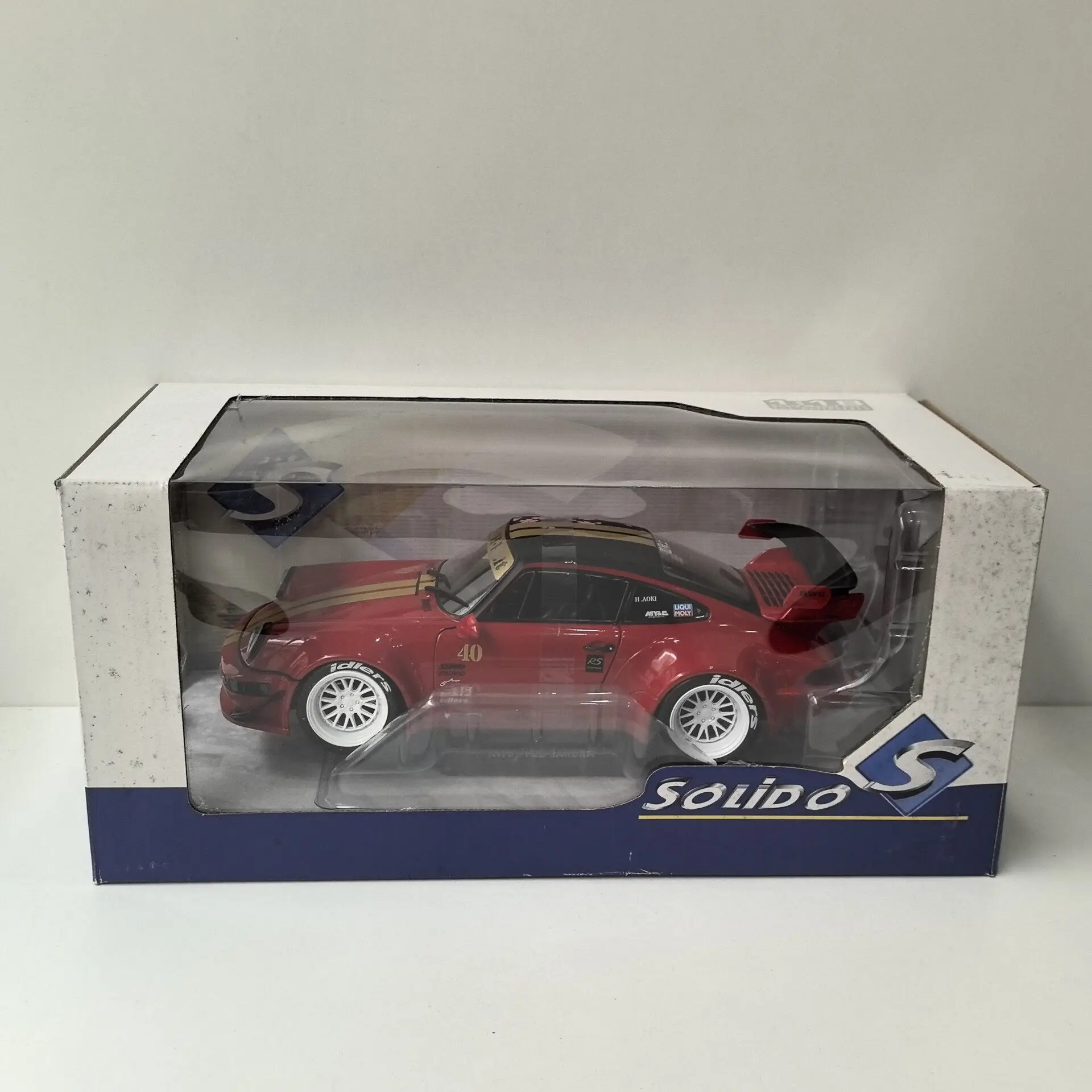 

Paint Surface Defects Diecast SOLIDO 1/18 Scale PORSCHE 964 RWB K3 Alloy Car Model