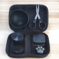 1Set Smoke Kit Set With Metal Grinder Nonstick Silicone Jar Scissors Containers Oil Storage Box Tobacco Smoking Accessories