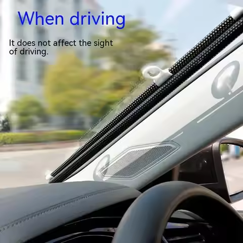 Universal Roller Blinds Suction Cup Sunshade Window Shade Nail-free Easy Install Blackout Curtain for Car Bedroom Kitchen Office