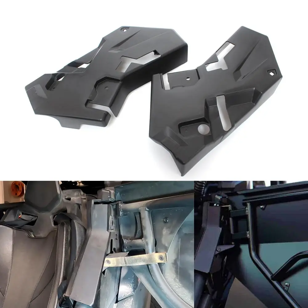 2Pcs Central Door Trims UTV Accessories For Can-am Maverick X3 R RR 2 Doors 4x4 XRC Turbo DPS 2017-2020 Central Door Inner Cover