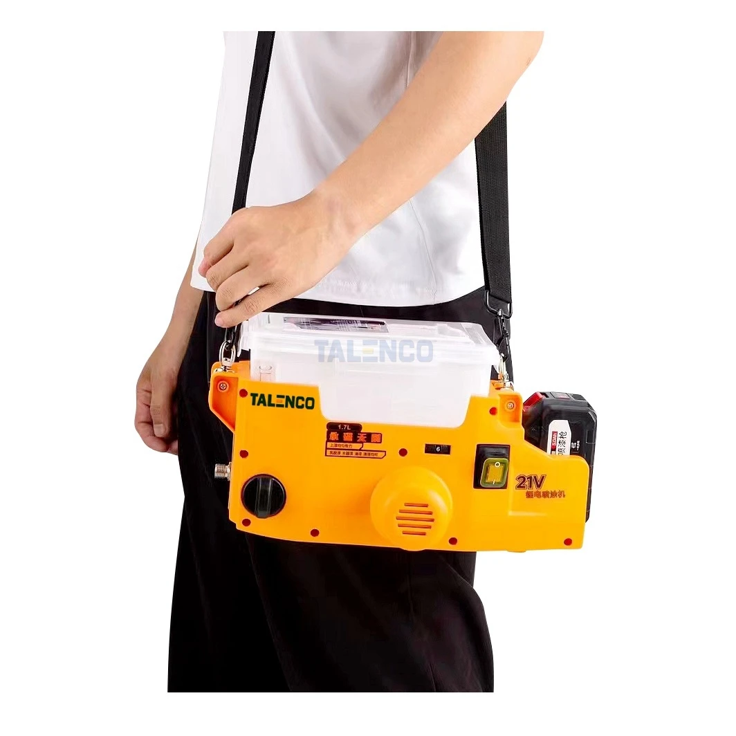 Bürstenlose Hochdruck-Airless-Spritzmaschine, Rucksack-Spritzpistole, Rucksack, Lithium-Batterie, Lade-Wandmalmaschine