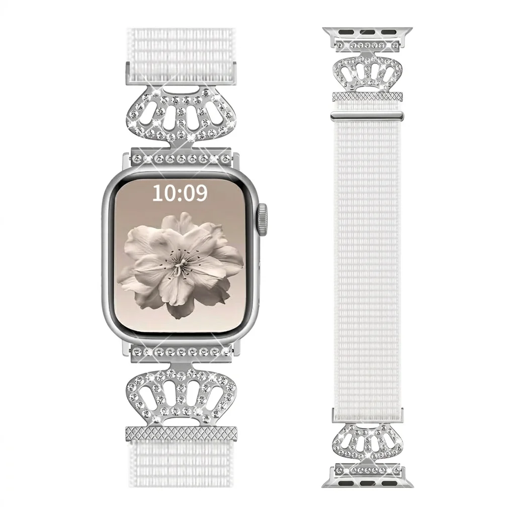 

Creative Crown Solo Loop Band Compatible with Apple Watch 38mm 40mm 41mm 42mm 44mm 49mm 46mm