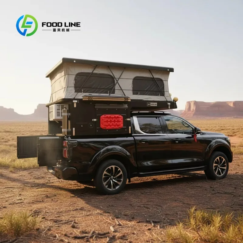 Hard Side Pop Up Camper for Pickup Custom Fit Truck Bed Tent Camping Gear customized slide on customizing features for you