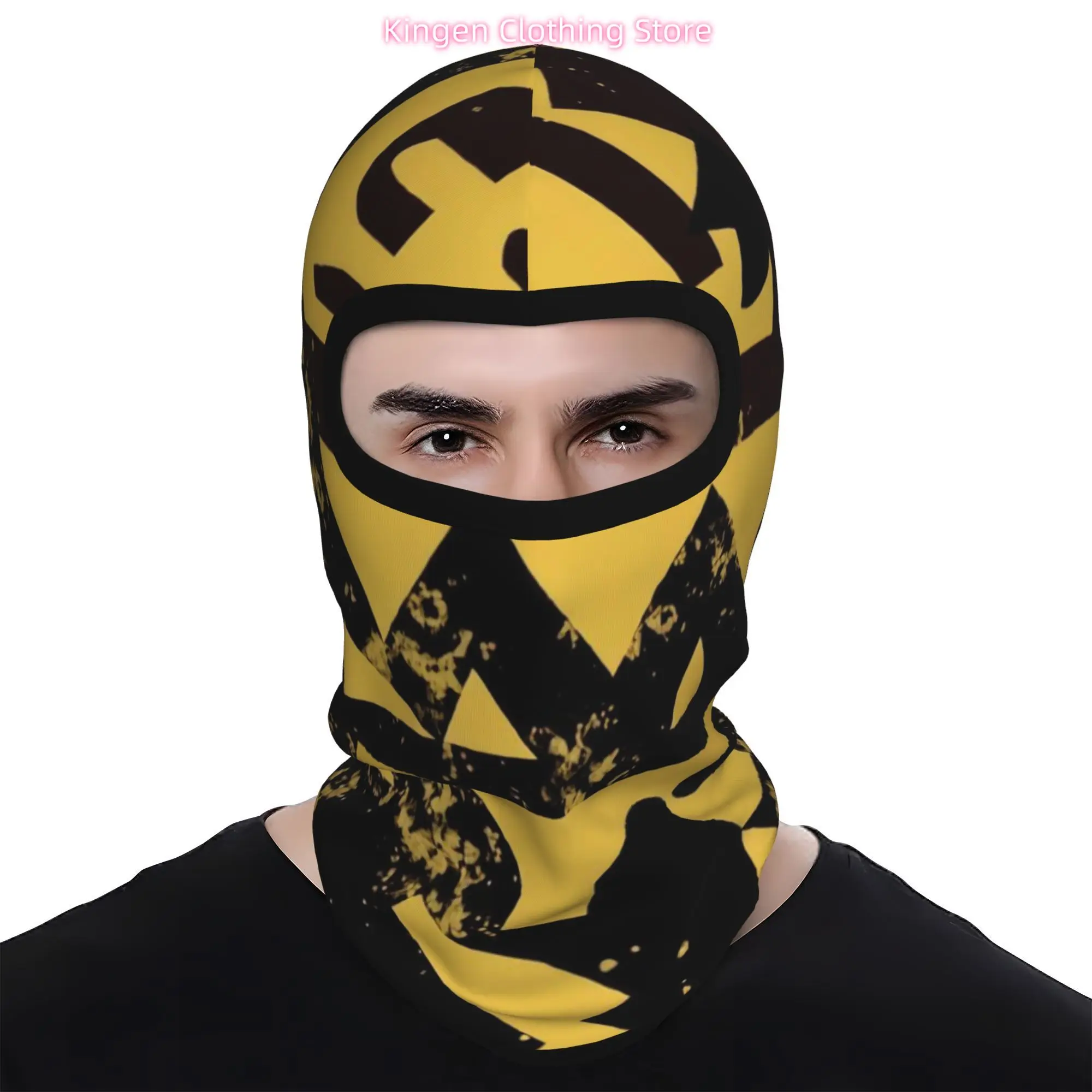 1pc Tribal Pattern Face Mask Full Coverage Windproof Breathable Face Mask with for Cycling Halloween Lightweight & Durable Ideal