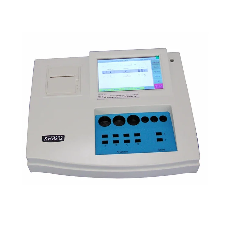 Analysis System Clinical  2 or 4 Channel  Coagulometer Semi Auto  Test Machine Analyzer