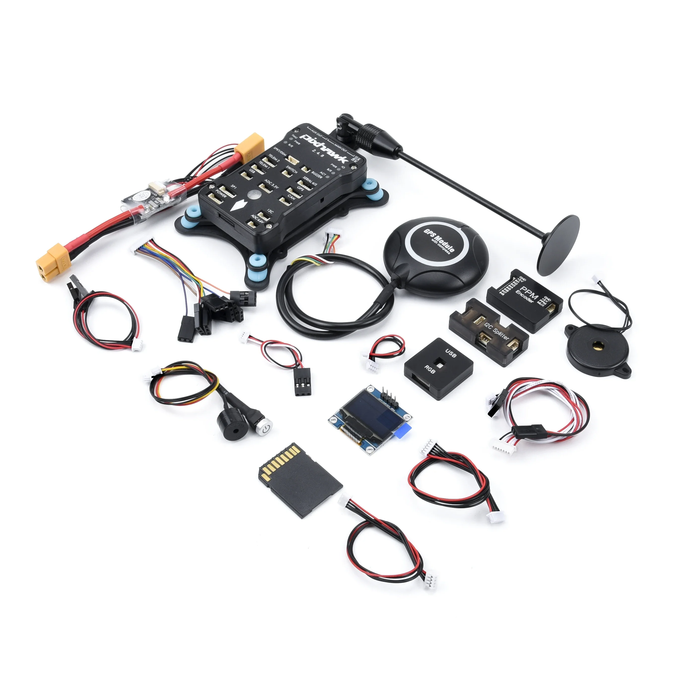 Flysky i6 F450 Multi-Copter Quadcopter Rack PIXHAWK 2.4.8 Vluchtcontroller M8N GPS OSD 2212 920KV Super Combo