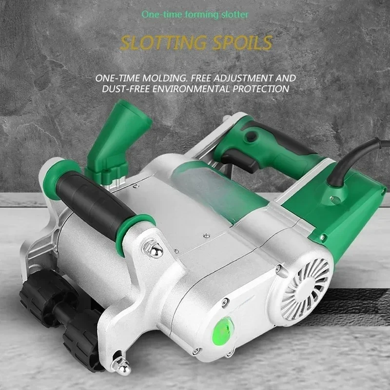 Upgrade New New 220V/1100W Wa Slotting Machine Cutting Machine One-Time Forming Fast Slotting Machine Cutting Wa Electric Sa