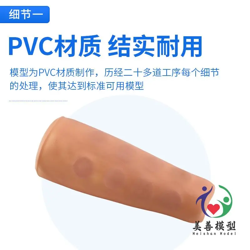 Arm Intradermal Injection Model Hand Skin Test Exercise Training Mold, Puncture Exercise, Subcutaneous Tissue Skin