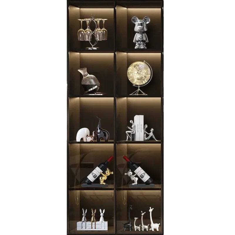 

Light luxury, high end, electroplating, ceramics, ornament combination, set, living room wine cabinet