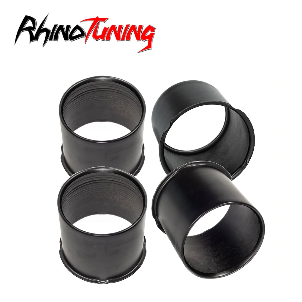 

RhinoTuning 1pc/4pcs 130mm/5.15in Aluminum Opened End PUSH-THRU HUB CENTER CAP Trailer Center Caps for Rims Truck Auto Wheel Cap