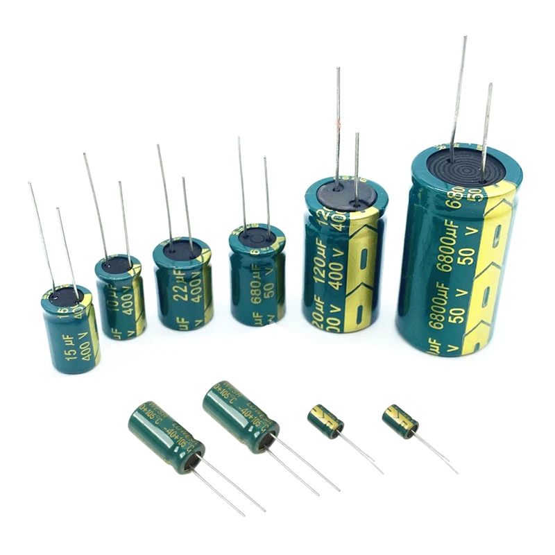 50-1000szt 10V 16V 25V 35V 50V 400V Kondensator aluminiowy wysokiej częstotliwości o niskiej ESR 100UF 220UF 330UF 470UF 680UF 1000UF 2200UF 3300UF — zdjęcie 6