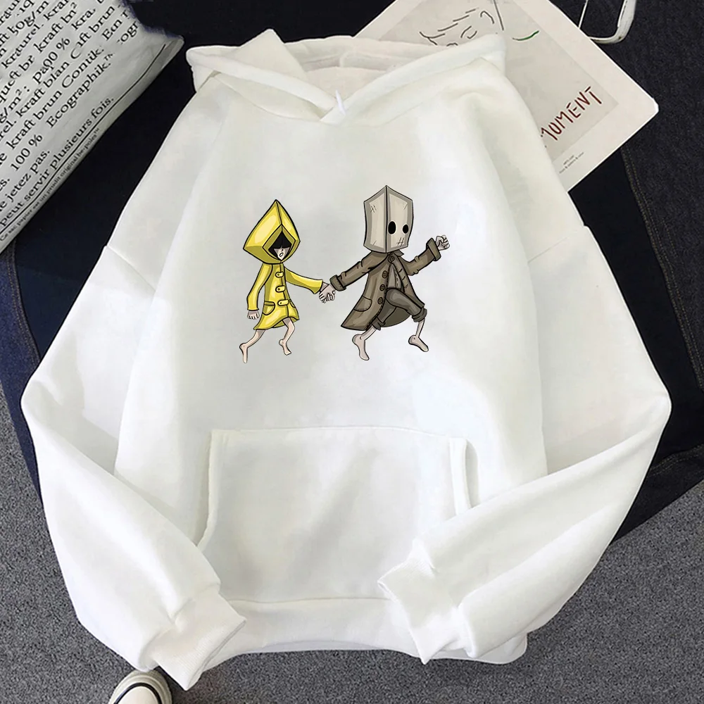 Little Nightmares Mono and Six Printed Graphic Hoodies Fall Men/women Casual Sweatshirts Comfortable Soft Fleece Pullovers Tops