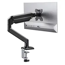 Articulated monitor arm, TV mount, desktop full-motion monitor holder, mechanical spring arm, aluminum monitor stand