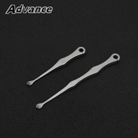 S/L Earpick Titanium Alloy Ear Scoop Key Chain Accessories Titanium Ear Spoon Earwax Cleaning EDC Tool