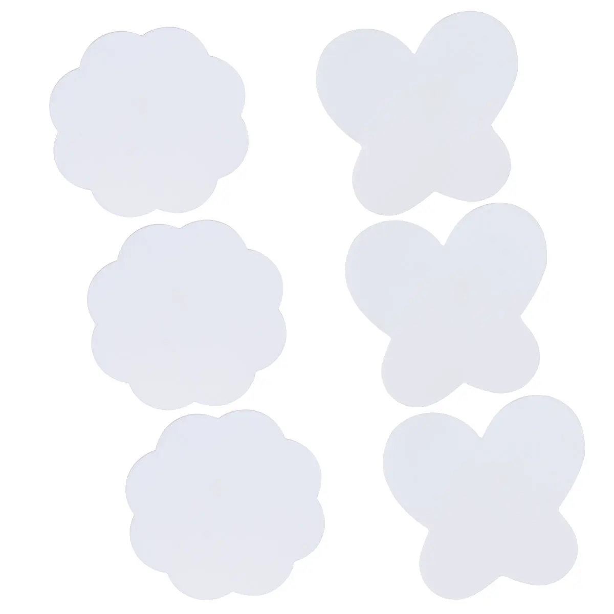

3 Bags Professional Nail Art Silicone Paint Tray for Foundation Mixing Blending Lightweight Durable