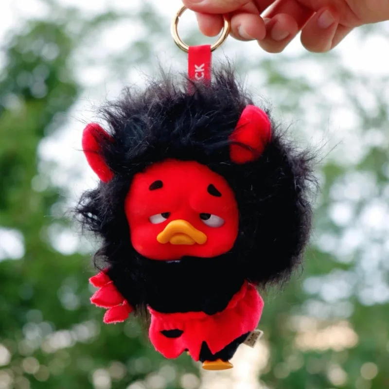 New 100%Genuine  Annoying Duck Upsetduck Colorful Player Duck Feather Velvet Blind Box Trendy Toys Bag  Halloween Cute Doll Gift