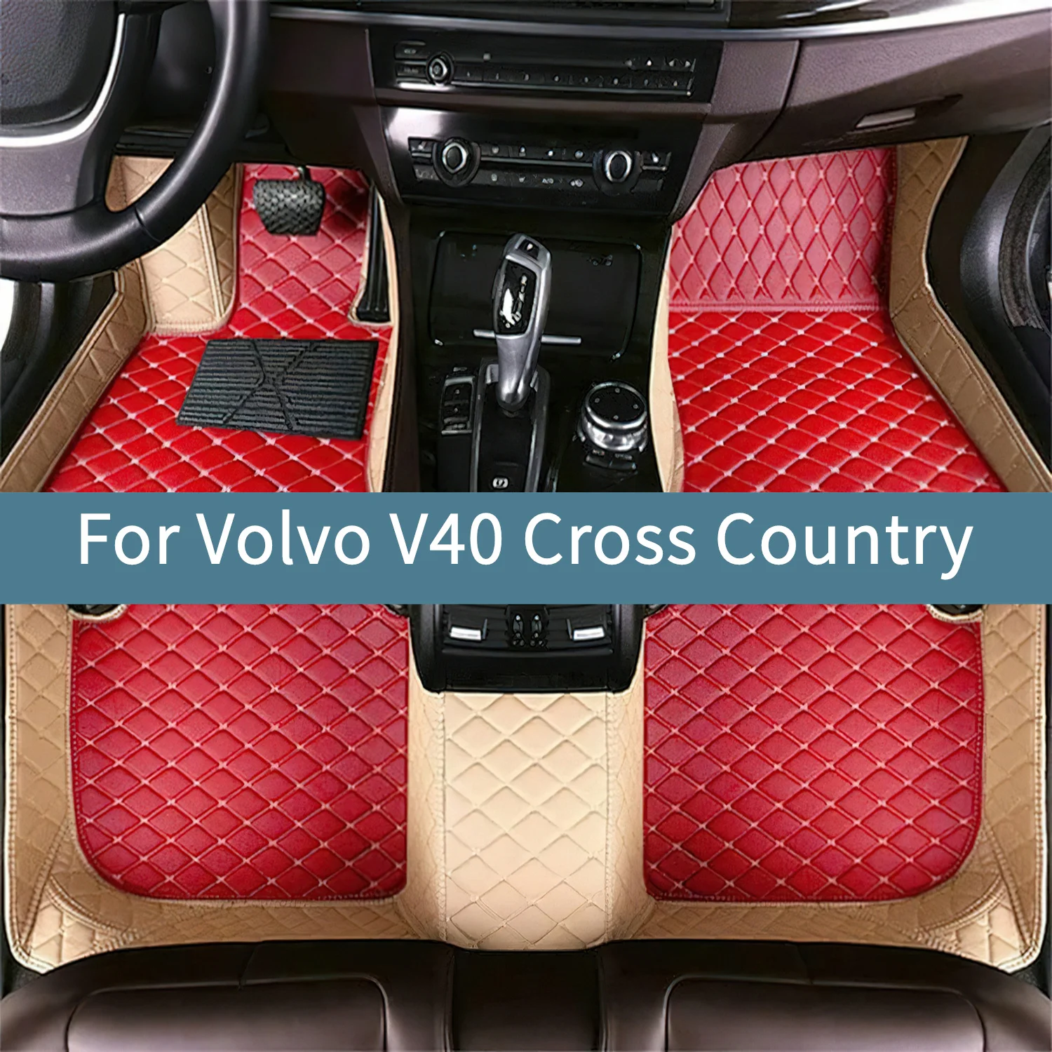 

Car Floor Mats For Volvo V40 Cross Country 2012 2013 2014 2015 2016 2017 Floor Mats For Cars Waterproof Full Set