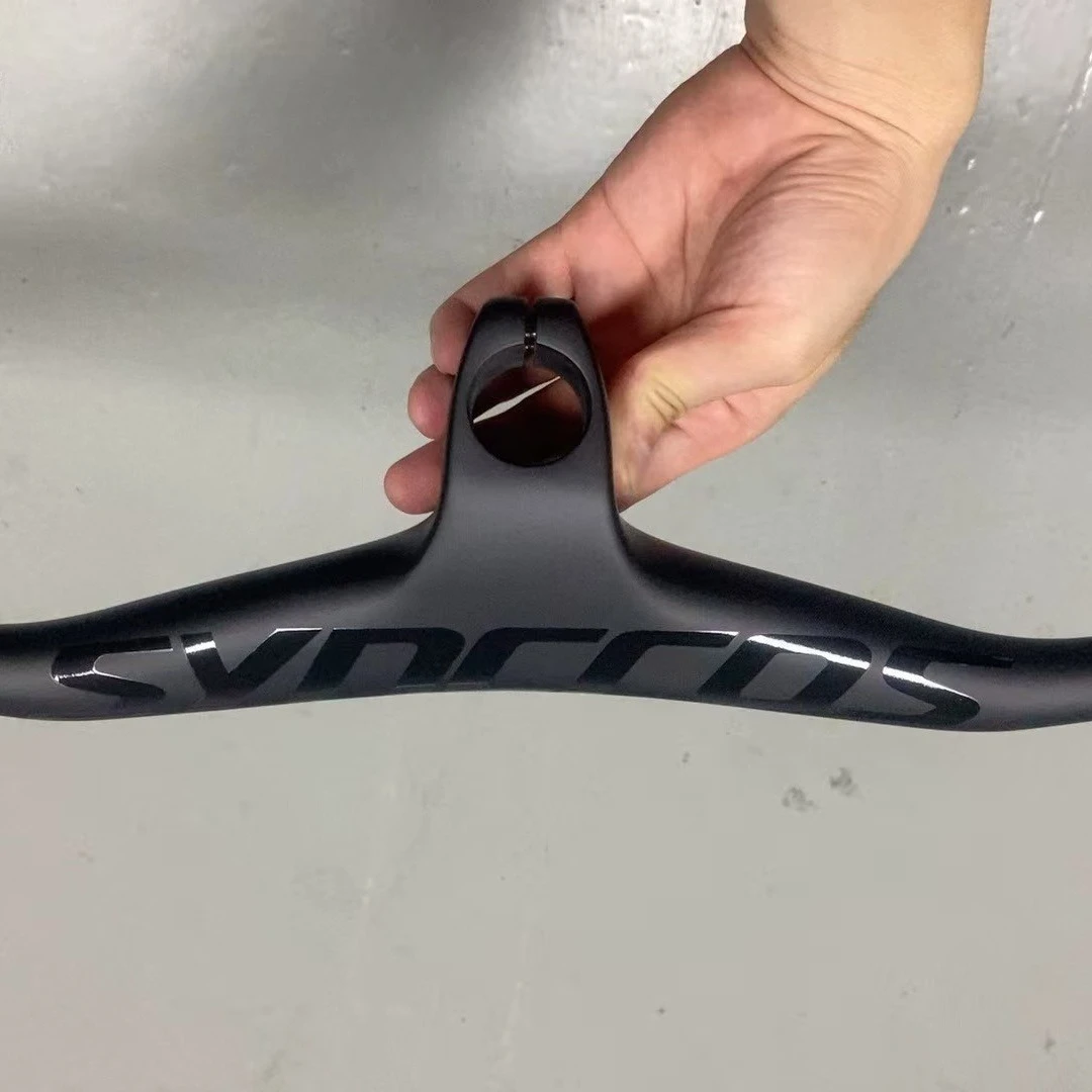 

SYNCROS полностью интегрированный руль MTB из углеродного волокна и вынос 28,6 мм для горного велосипеда 70/80/90/100 мм 600-800 мм матовый черный