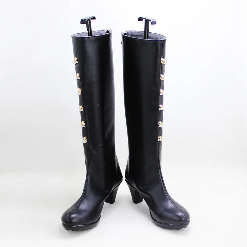 Scarpe cosplay Lelouch del 10° anniversario Scarpe in pelle PU Stivali di carnevale di Halloween Puntelli cosplay realizzati su misura