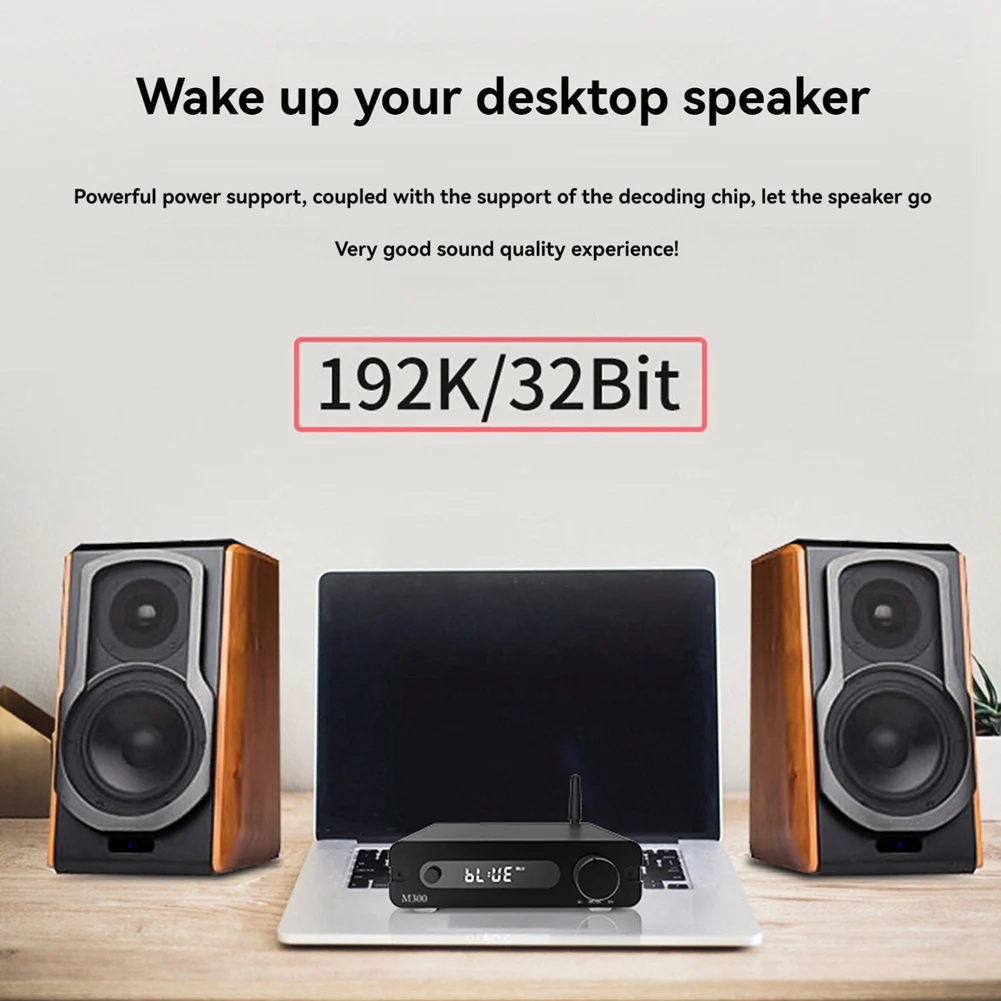 Amplificador decodificador integrado máquina m300 febre usb classe d amplificador digital casa bluetooth amplificador de alta potência