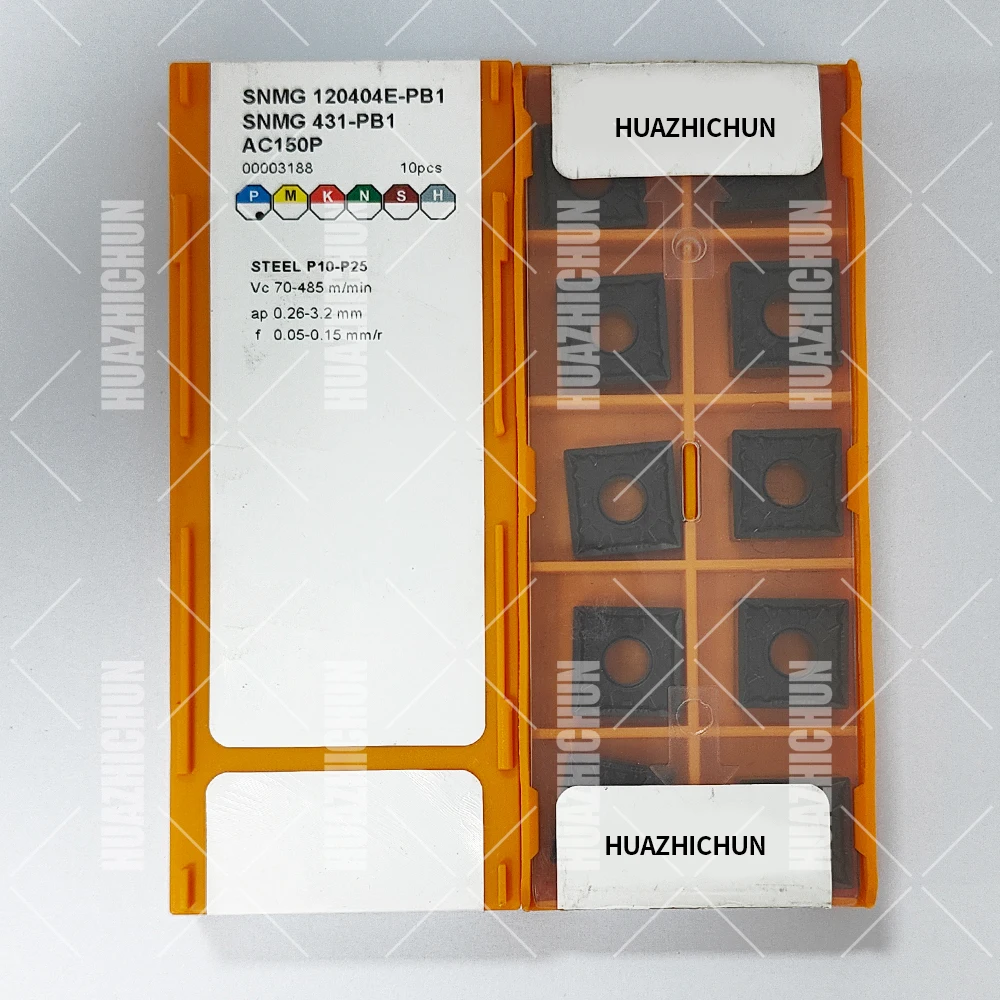 

HUAZHICHUN SNMG120404E-PB1 AC150P Turning Insert