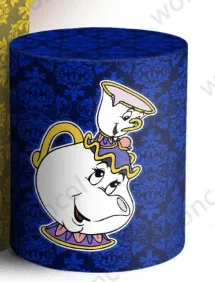 Beauty And The Beast Belle Round Cover Princess Belle Girls Birthday Backdrop Disney Beauty And The Beast Cylinder Cover Prop
