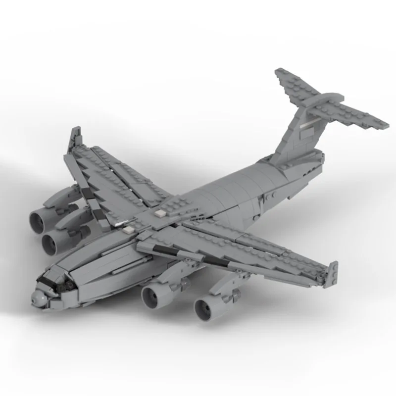 Nowy 769 sztuk WW2 wojskowy MOC C-17 Globemaster samolot transportowy Model kreatywne pomysły high-tech ChildrenToyGift bloki samolotu myśliwskiego