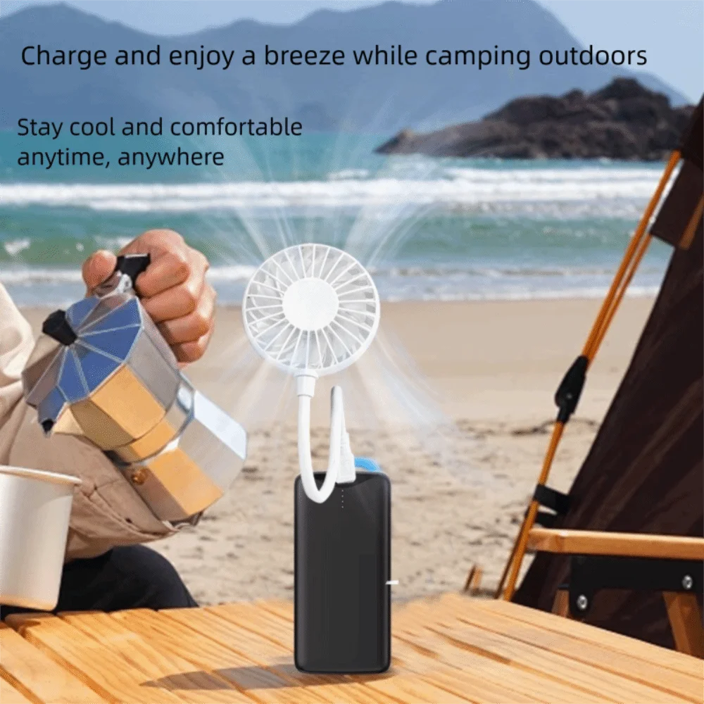 New Small Size USB Rechargeable Fan Plug and Play Creative Design Mini USB Fan Mute Operation Portable Fan Summer Use